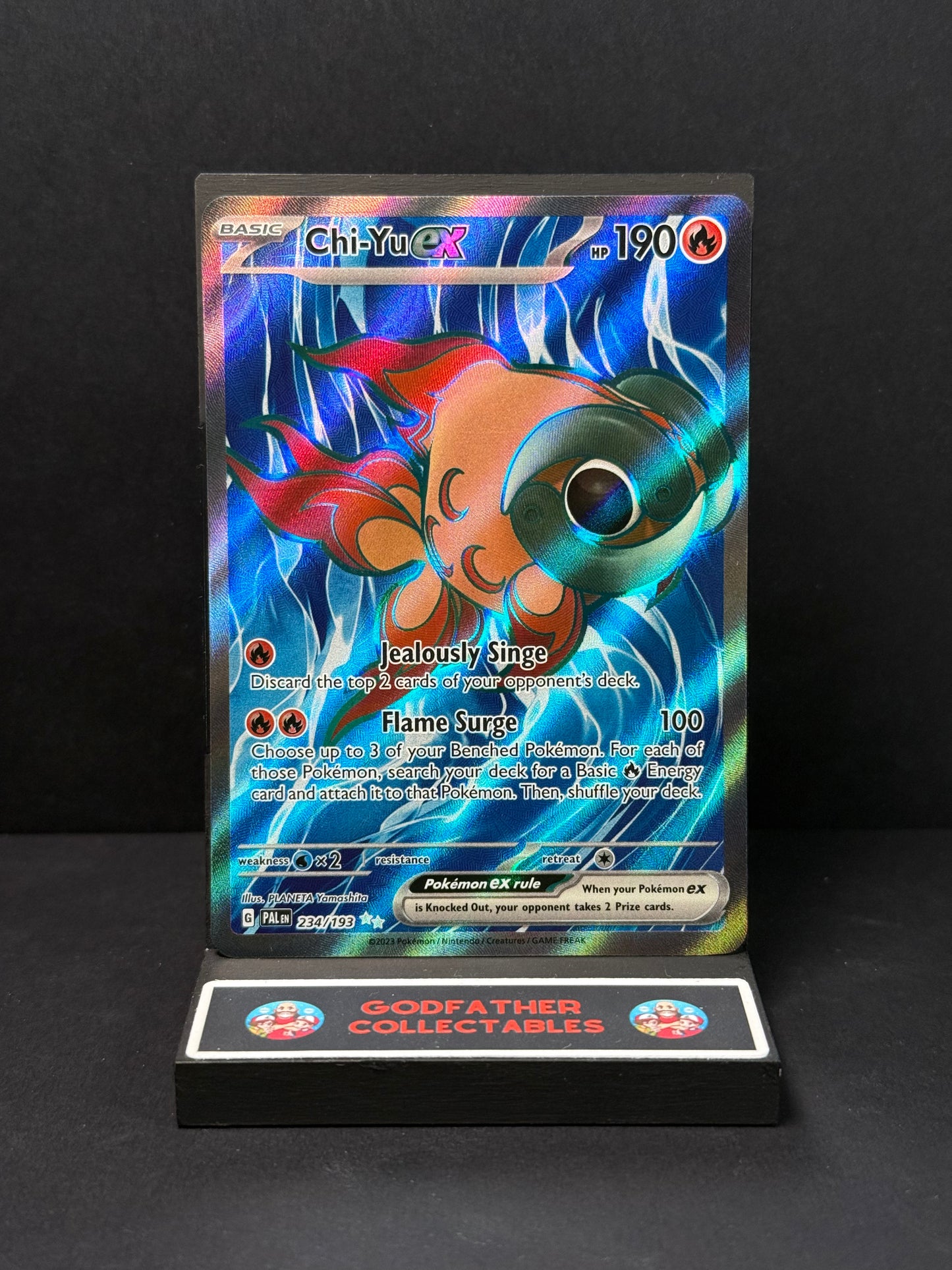 Pokémon Paldea Evolved Ultra rare Chi-Yu ex #234