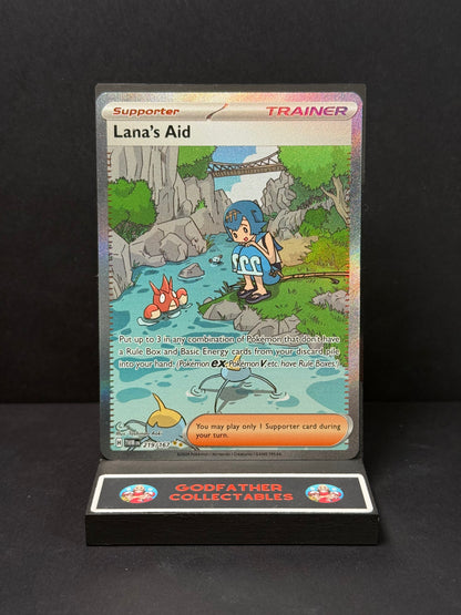 Pokémon Twilight Masquerade Special Illustration Rare Lana's Aid #219