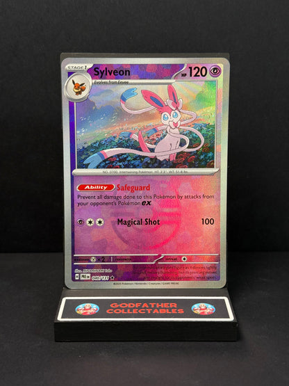 Pokémon Prismatic Evolutions Master Ball Pattern Rare Sylveon #040