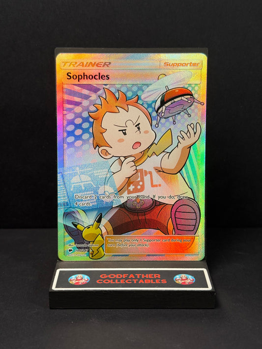 Pokémon Burning Shadows Ultra Rare Fa Sophocles #146 LP