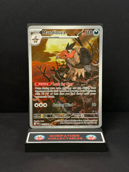 Pokémon White Flare Illustration Rare Mandibuzz #145