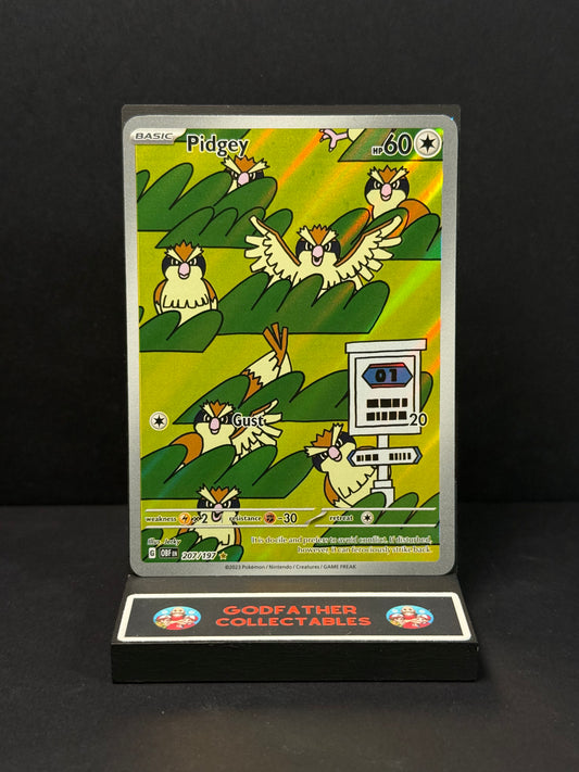 Pokémon Obsidian Flames Illustration Rare Pidgey #207