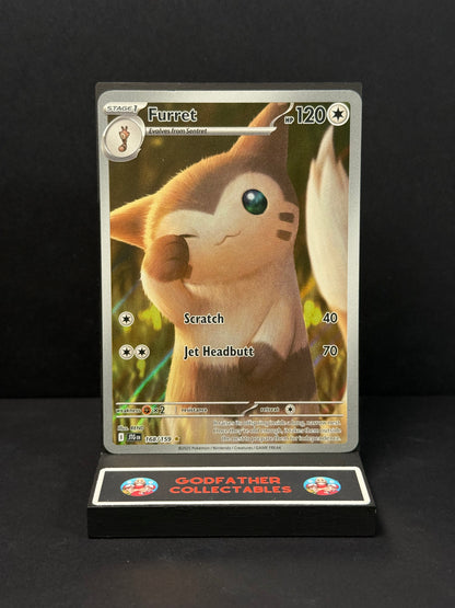 Pokémon Journey Together Illustration Rare Furret #168