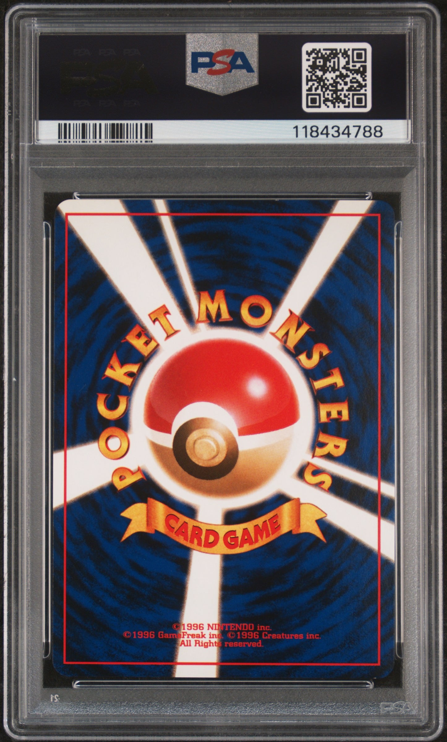 1998 Pokemon Japanese Gym The Rocket's Trap PSA 9