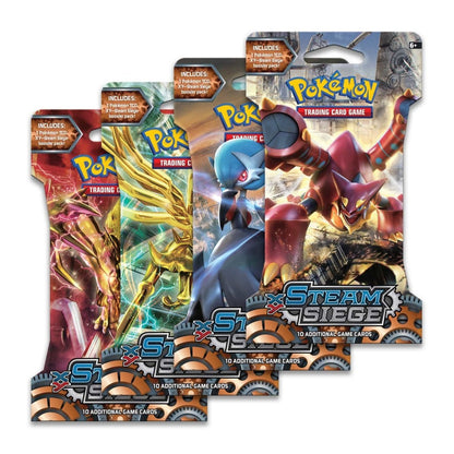 XY Steam Siege Sleeved Booster Pack (Styles May Vary)