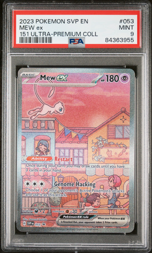 2023 Pokemon Svp En-Sv Black Star Promo 151 Ultra-Premium Coll Mew Ex #053 PSA 9