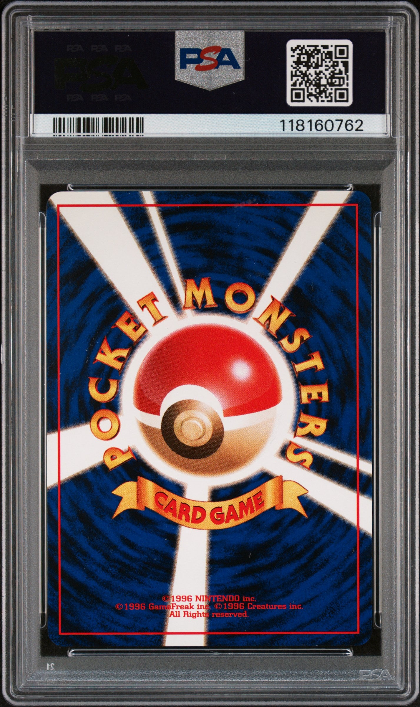 1998 Pokemon Japanese Gym Misty's Tentacruel #73 PSA 9